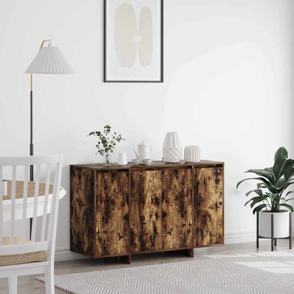 Credenza Rovere fumo 120 x 41 x 75 cm Legno multistrato - homemem39