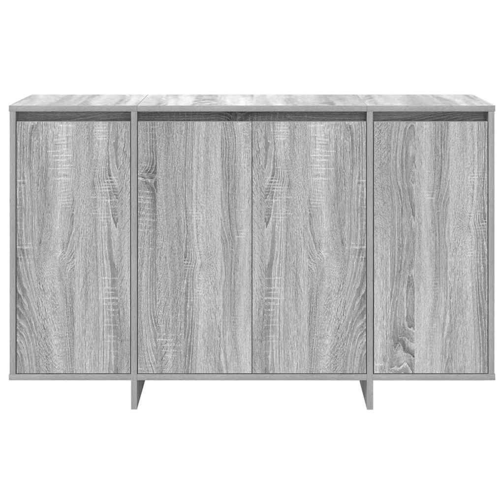 Credenza Grigio sonoma 120 x 41 x 75 cm Legno multistrato - homemem39