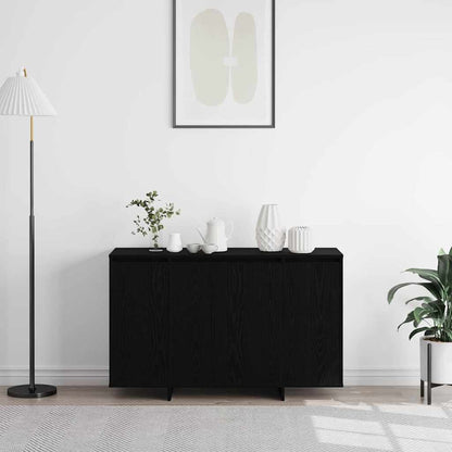 Credenza Rovere nero 120 x 41 x 75 cm Legno multistrato