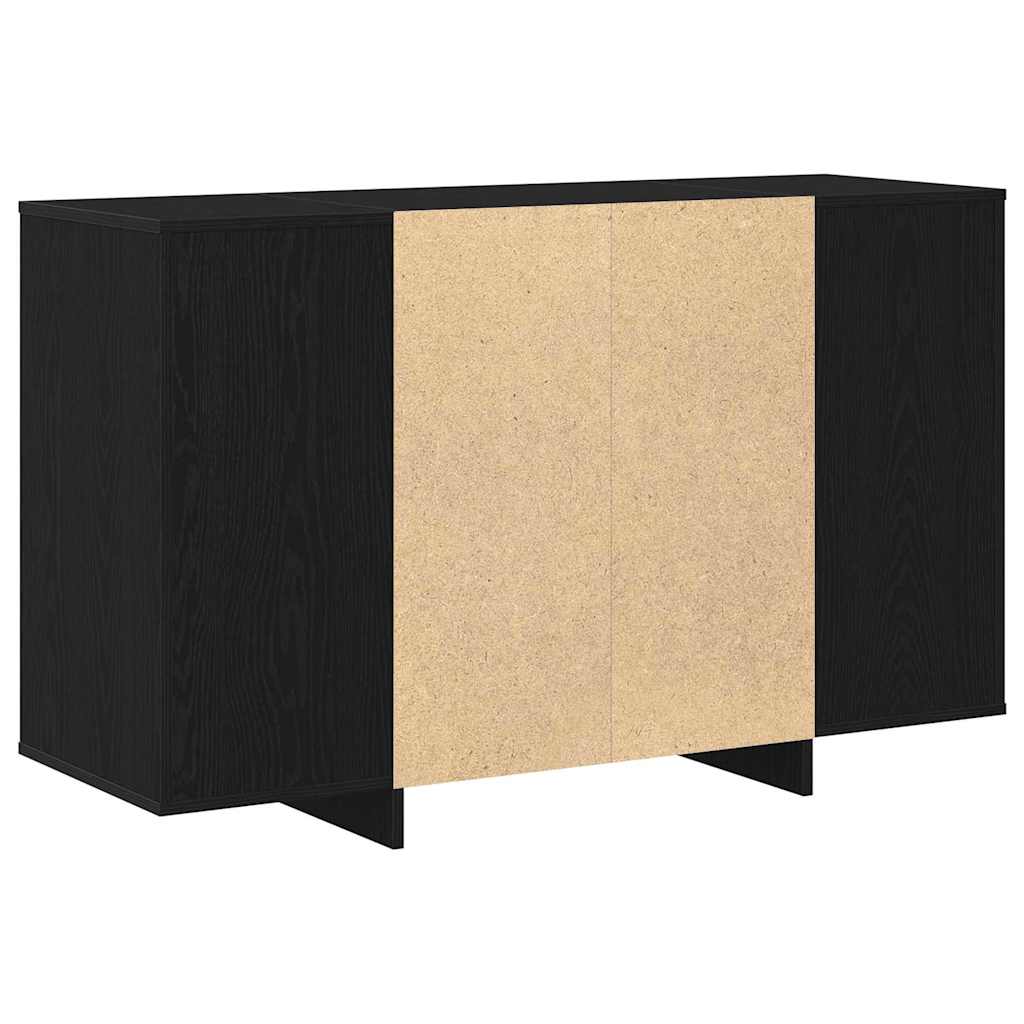 Credenza Rovere nero 120 x 41 x 75 cm Legno multistrato