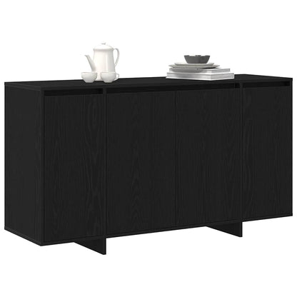 Credenza Rovere nero 120 x 41 x 75 cm Legno multistrato