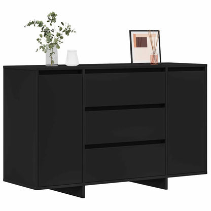 Credenza con cassetto Nero 120 x 41 x 75 cm Legno multistrato