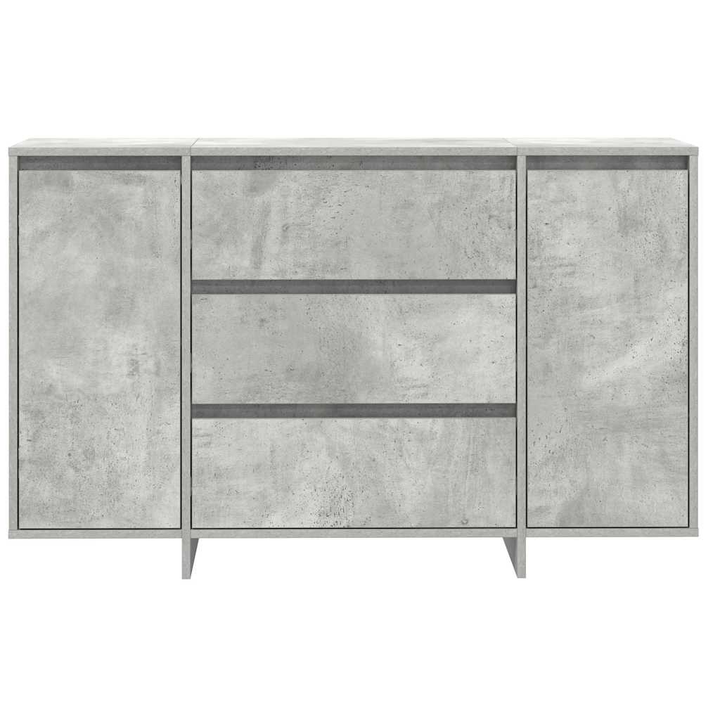 Credenza Grigio cemento 120 x 41 x 75 cm Legno multistrato
