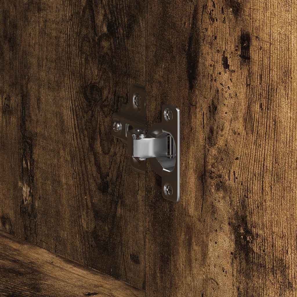 Credenza Rovere fumé 120 x 41 x 75 cm Legno multistrato | homemem39
