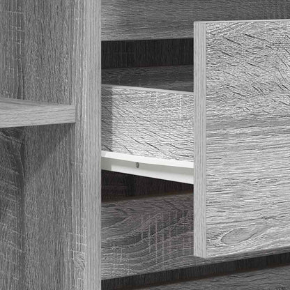 Credenza Grigio Sonoma 120 x 41 x 75 cm Legno multistrato