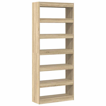 Armadio per Libri Rovere Sonoma 80 x 30 x 198 cm