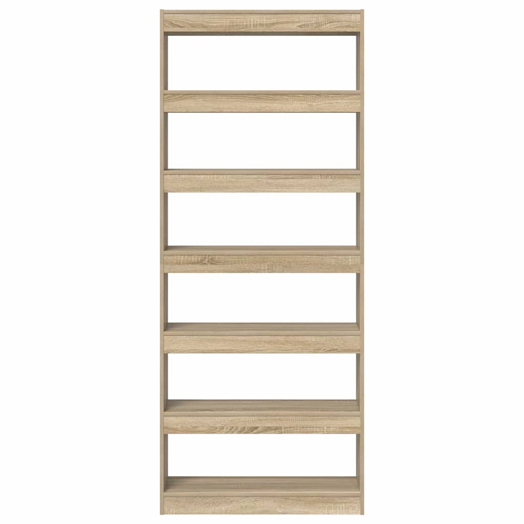 Armadio per Libri Rovere Sonoma 80 x 30 x 198 cm