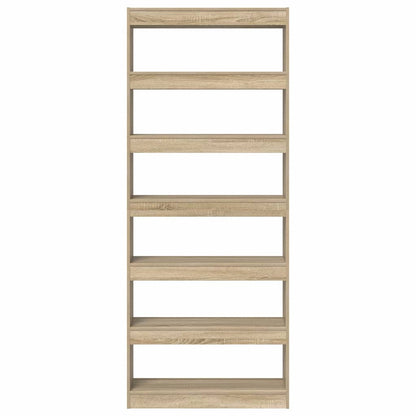 Armadio per Libri Rovere Sonoma 80 x 30 x 198 cm