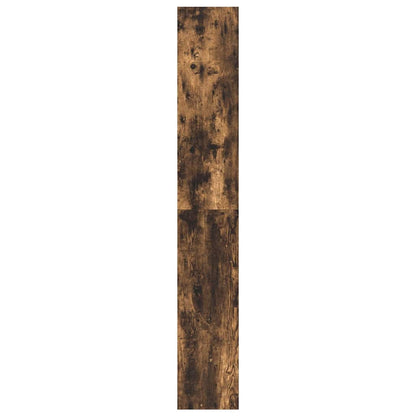Armadio per Libri con lo scaffale Rovere fumé 80 x 30 x 198 cm | homemem39