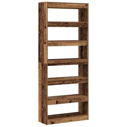 Armadio per Libri Legno vecchio 80 x 30 x 198 cm | homemem39