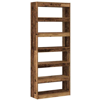 Armadio per Libri Legno vecchio 80 x 30 x 198 cm | homemem39