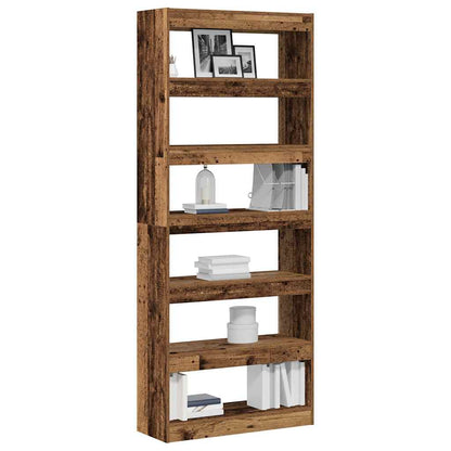 Armadio per Libri Legno vecchio 80 x 30 x 198 cm | homemem39
