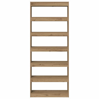Armadio per Libri 6 livelli 80 x 30 x 198 cm Legno multistrato | homemem39