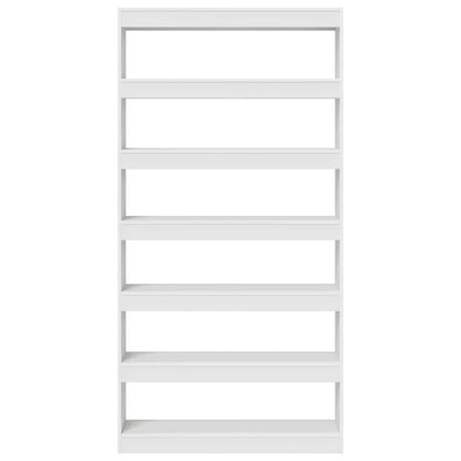 Armadio per Libri Bianco 100 x 30 x 198 cm Legno multistrato | homemem39