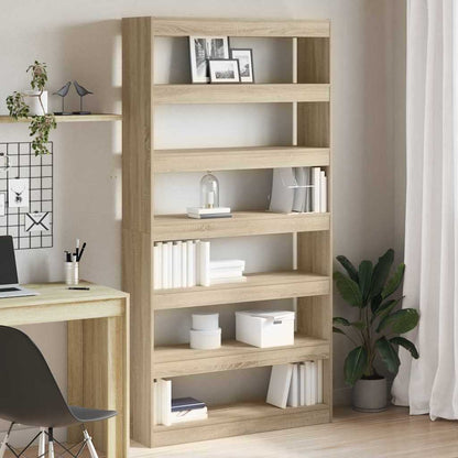 Armadio per Libri Rovere Sonoma 100 x 30 x 198 cm | homemem39