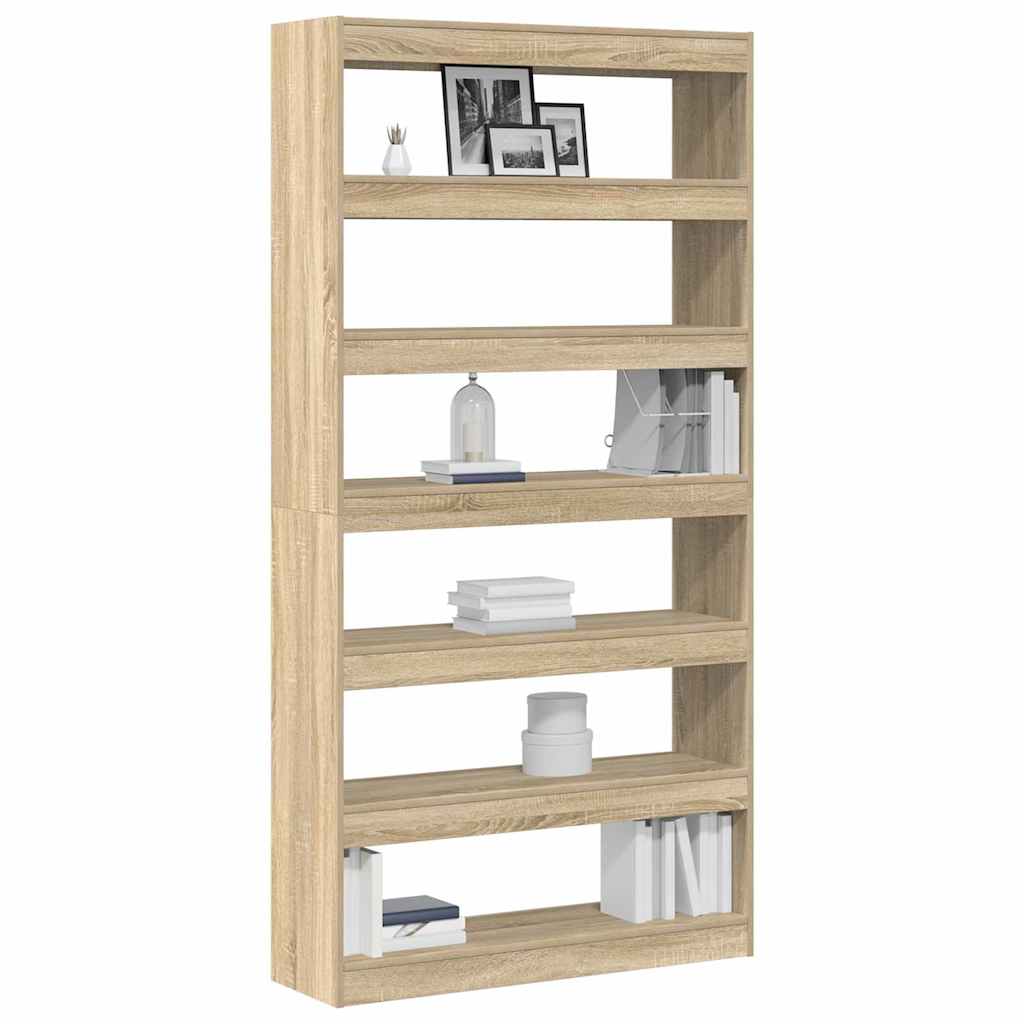 Armadio per Libri Rovere Sonoma 100 x 30 x 198 cm | homemem39