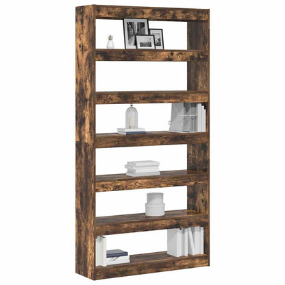 Armadio per Libri Rovere fumé 100 x 30 x 198 cm | homemem39