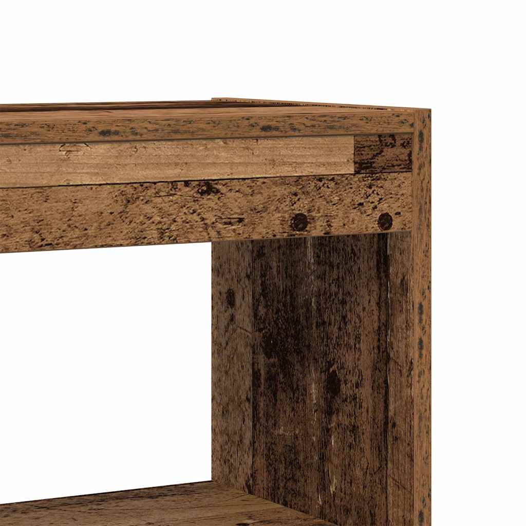 Armadio per Libri 6 livelli 100 x 30 x 198 cm Legno di Rifiuto | homemem39