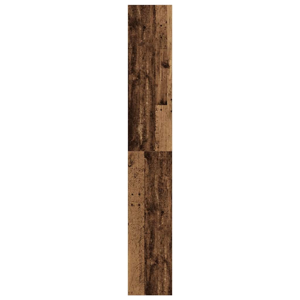 Armadio per Libri 6 livelli 100 x 30 x 198 cm Legno di Rifiuto | homemem39