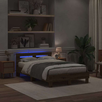 Struttura del letto Rovere artigianale 135 x 190 cm | homemem39