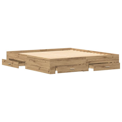 Struttura del letto Rovere artigianale 180 x 200 cm