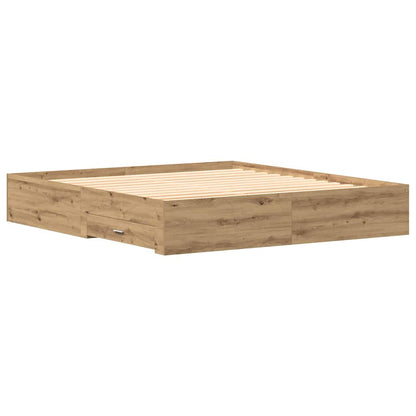Struttura del letto Rovere artigianale 180 x 200 cm | homemem39