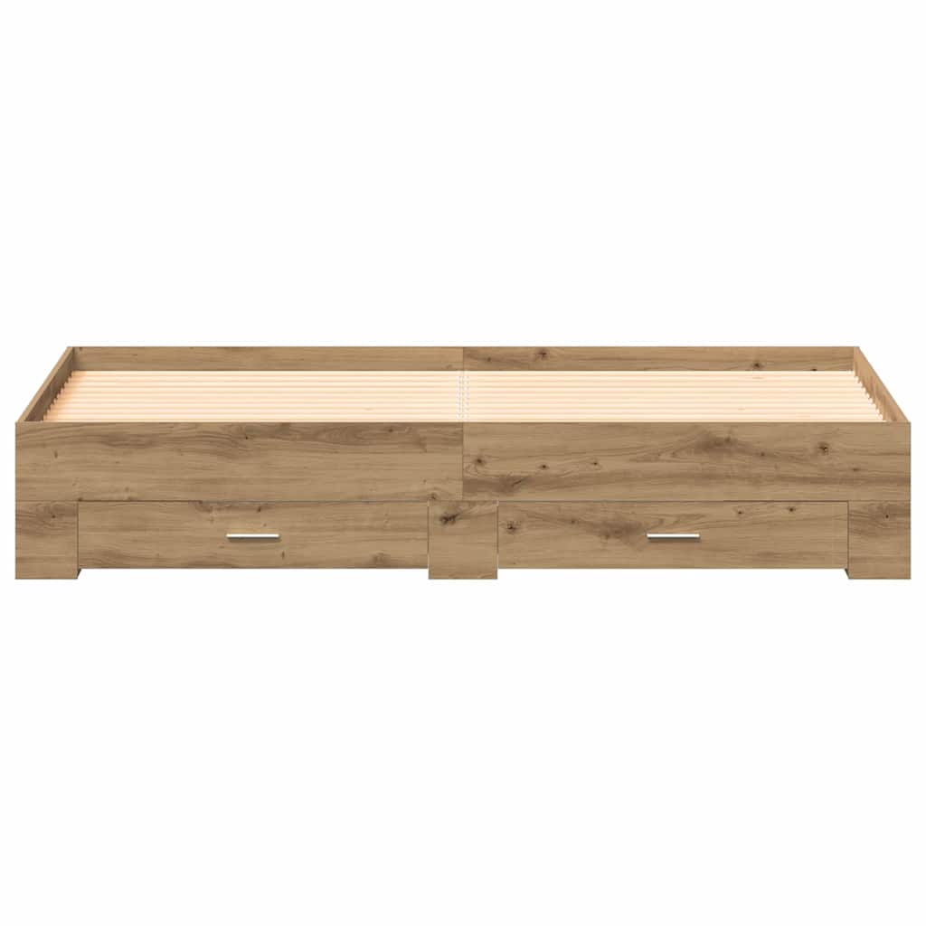 Struttura del letto Rovere artigianale 180 x 200 cm | homemem39