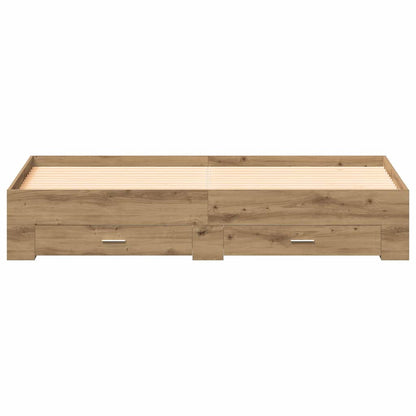 Struttura del letto Rovere artigianale 180 x 200 cm | homemem39