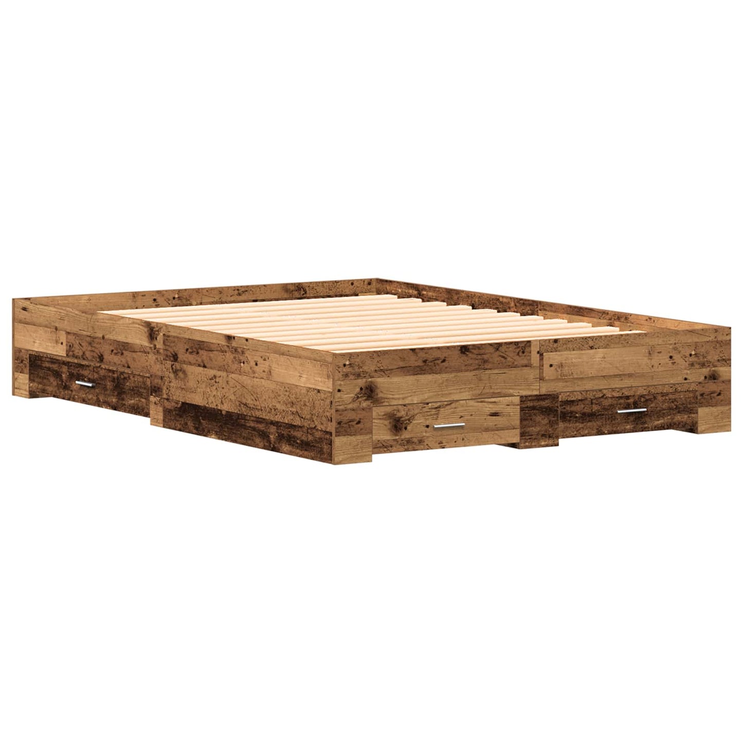 Struttura del letto con cassetto Legno vecchio 160 x 200 cm | homemem39