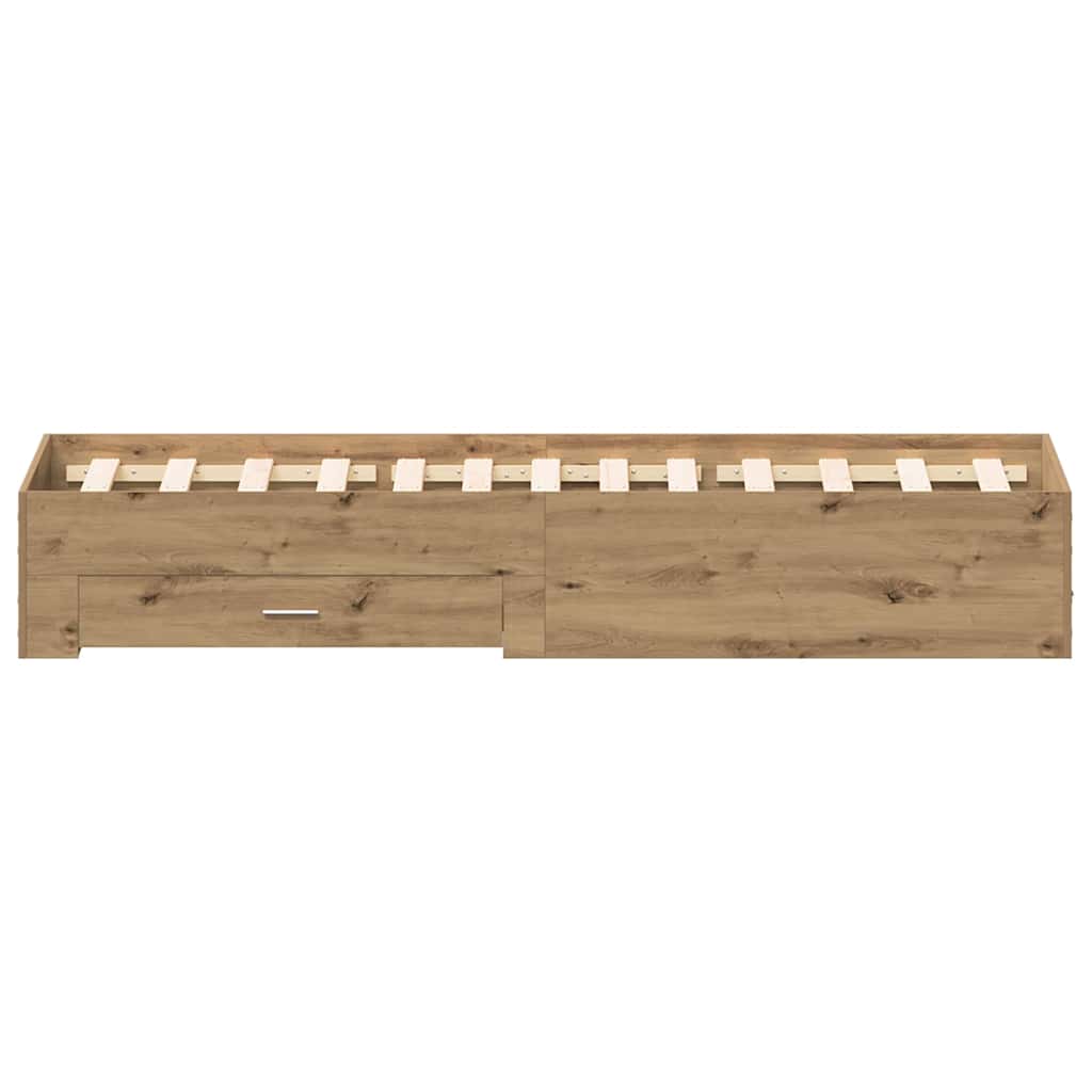 Struttura del letto Rovere artigianale 120 x 200 cm | homemem39