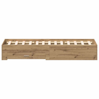 Struttura del letto Rovere artigianale 140 x 190 cm