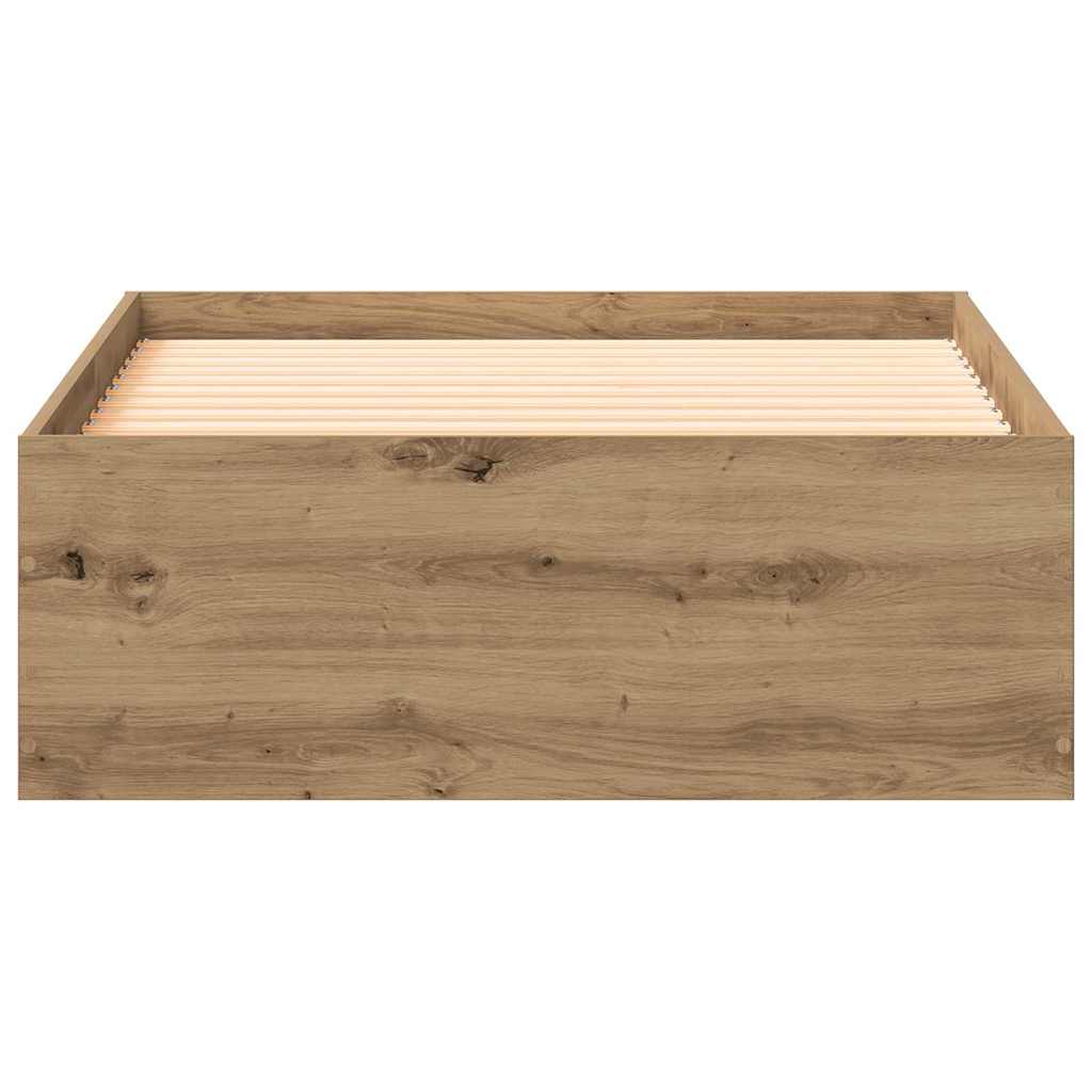 Struttura del letto Rovere artigianale 100 x 200 cm | homemem39