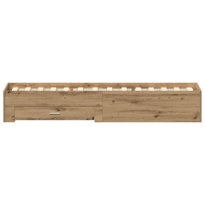 Struttura del letto Rovere artigianale 100 x 200 cm | homemem39