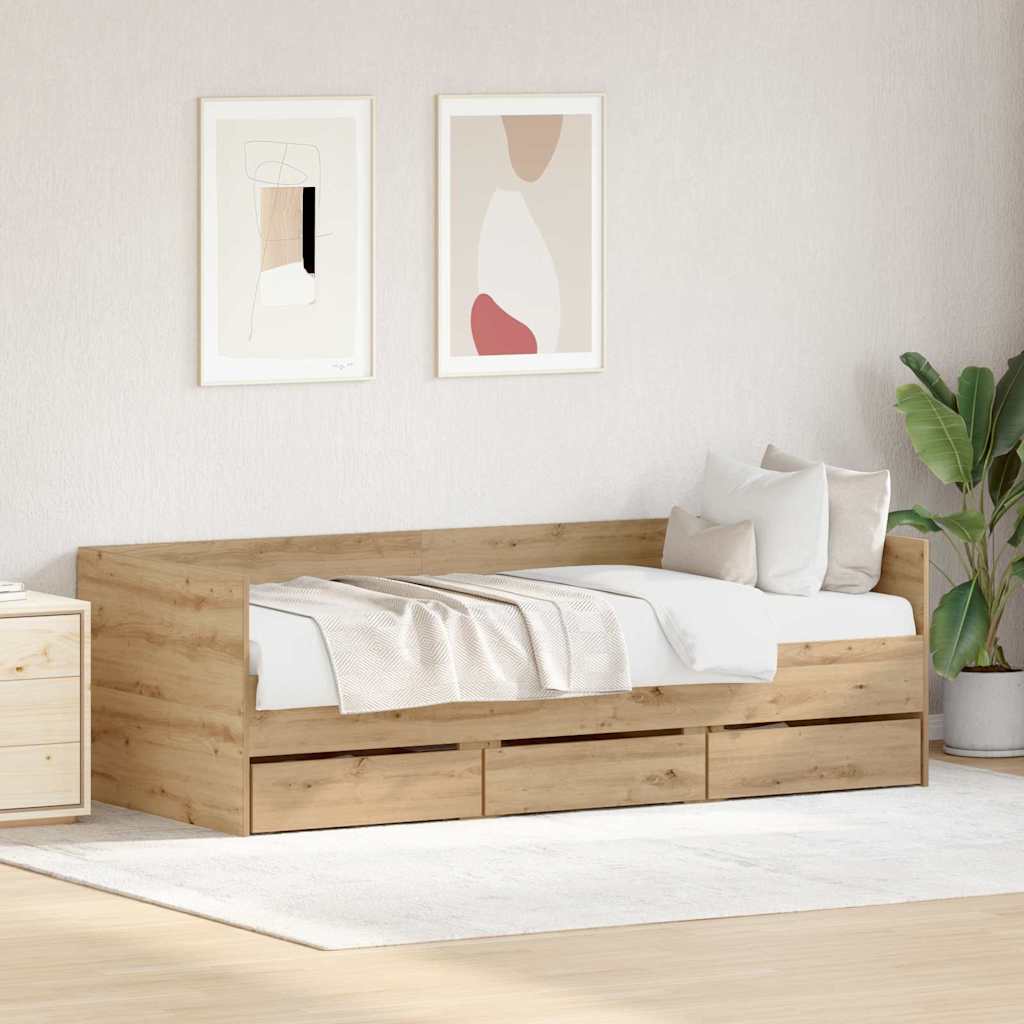 Daybed Rovere artigianale 90 x 200 cm Legno multistrato | homemem39