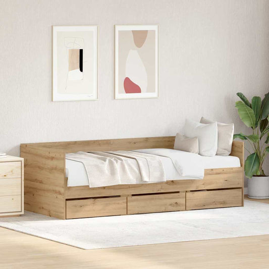 Daybed Rovere artigianale 90 x 200 cm Legno multistrato | homemem39