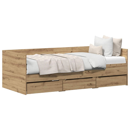 Daybed Rovere artigianale 90 x 190 cm Legno multistrato | homemem39