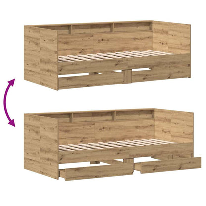 Daybed Rovere artigianale 90 x 200 cm Legno multistrato