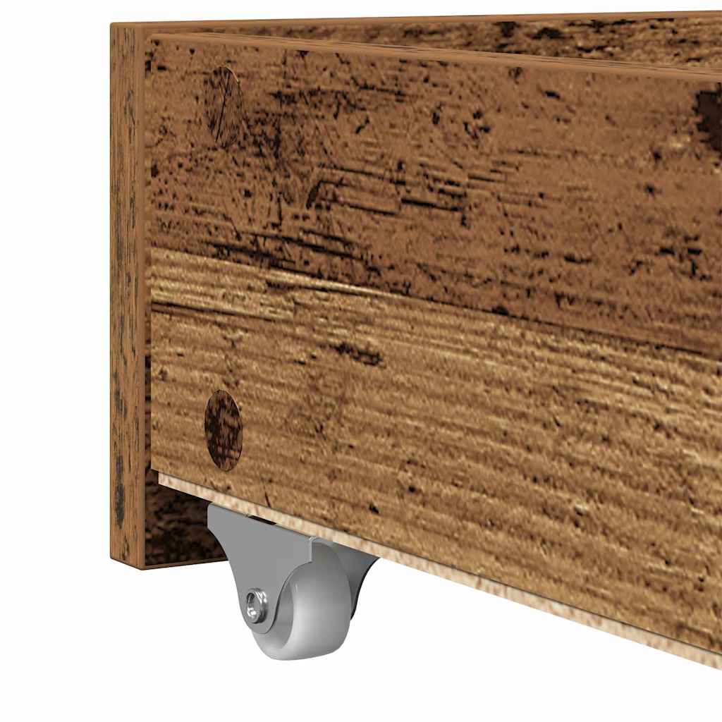 Daybed con testiera Legno vecchio 90 x 190 cm Legno multistrato | homemem39