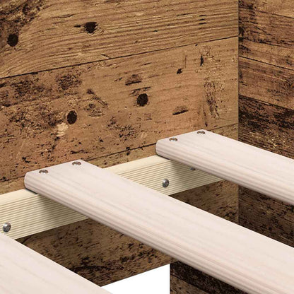 Daybed con testiera Legno vecchio 75 x 190 cm Legno multistrato