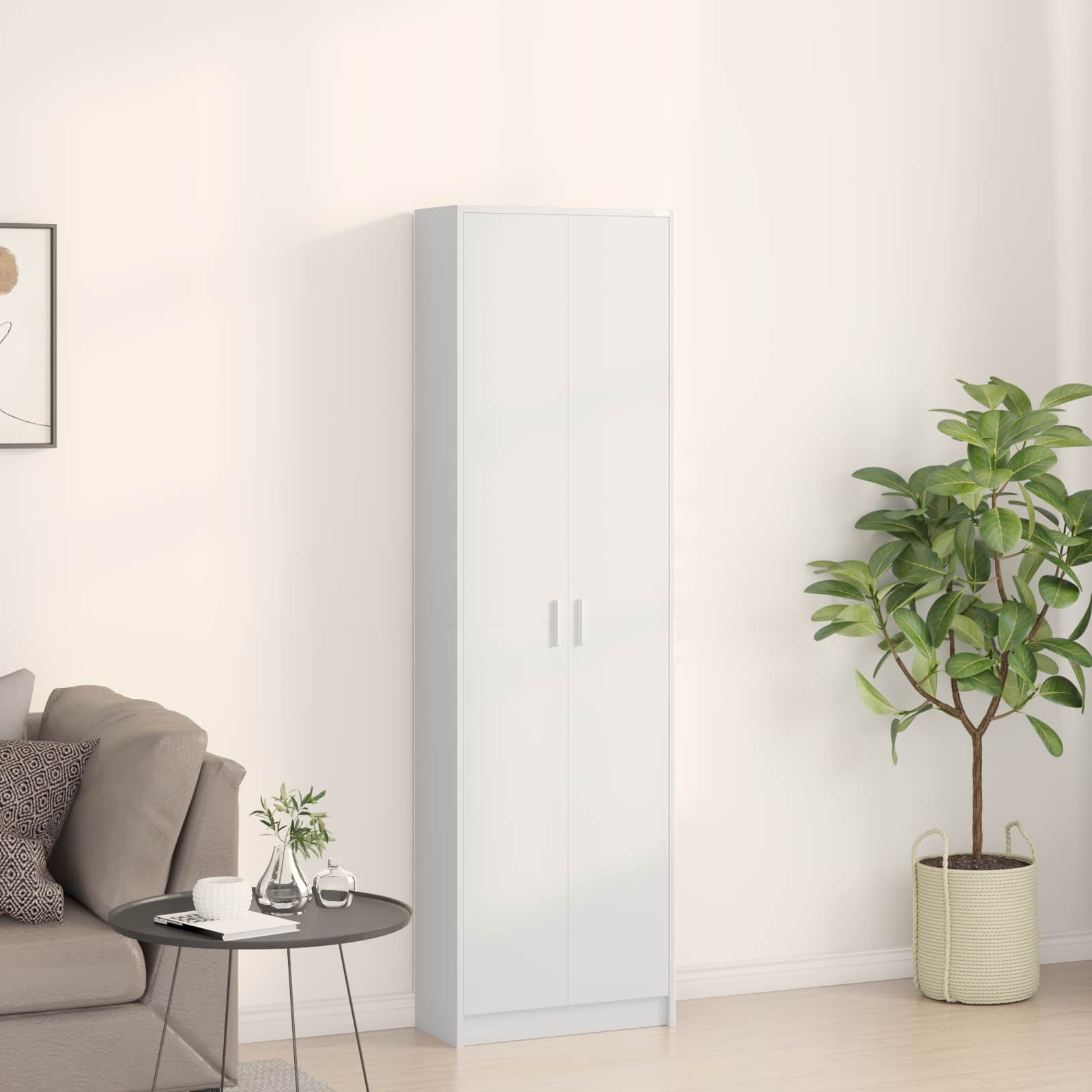 Guardaroba Bianco 55 x 25 x 189 cm Legno ingegnerizzato | homemem39