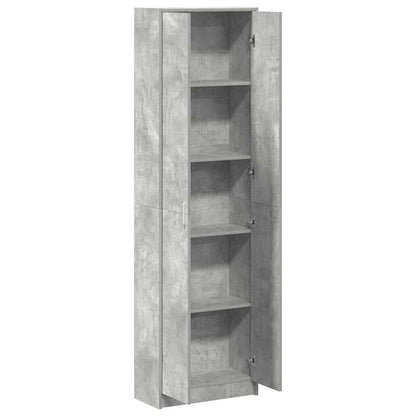Guardaroba Grigio cemento 55 x 25 x 189 cm Legno multistrato