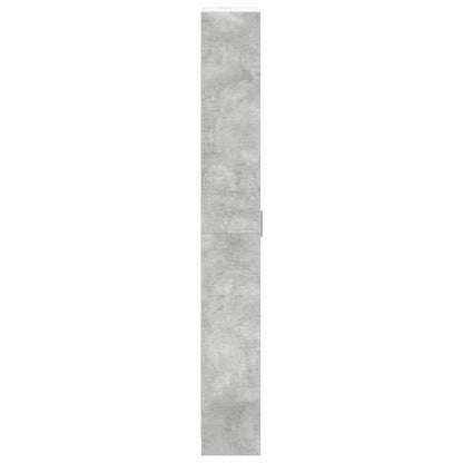 Guardaroba Grigio cemento 55 x 25 x 189 cm Legno multistrato