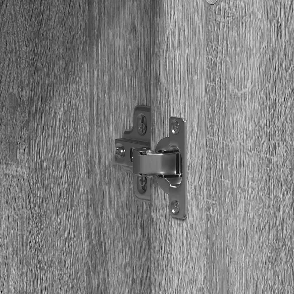 Guardaroba Grigio sonoma 55 x 25 x 189 cm Legno multistrato - homemem39