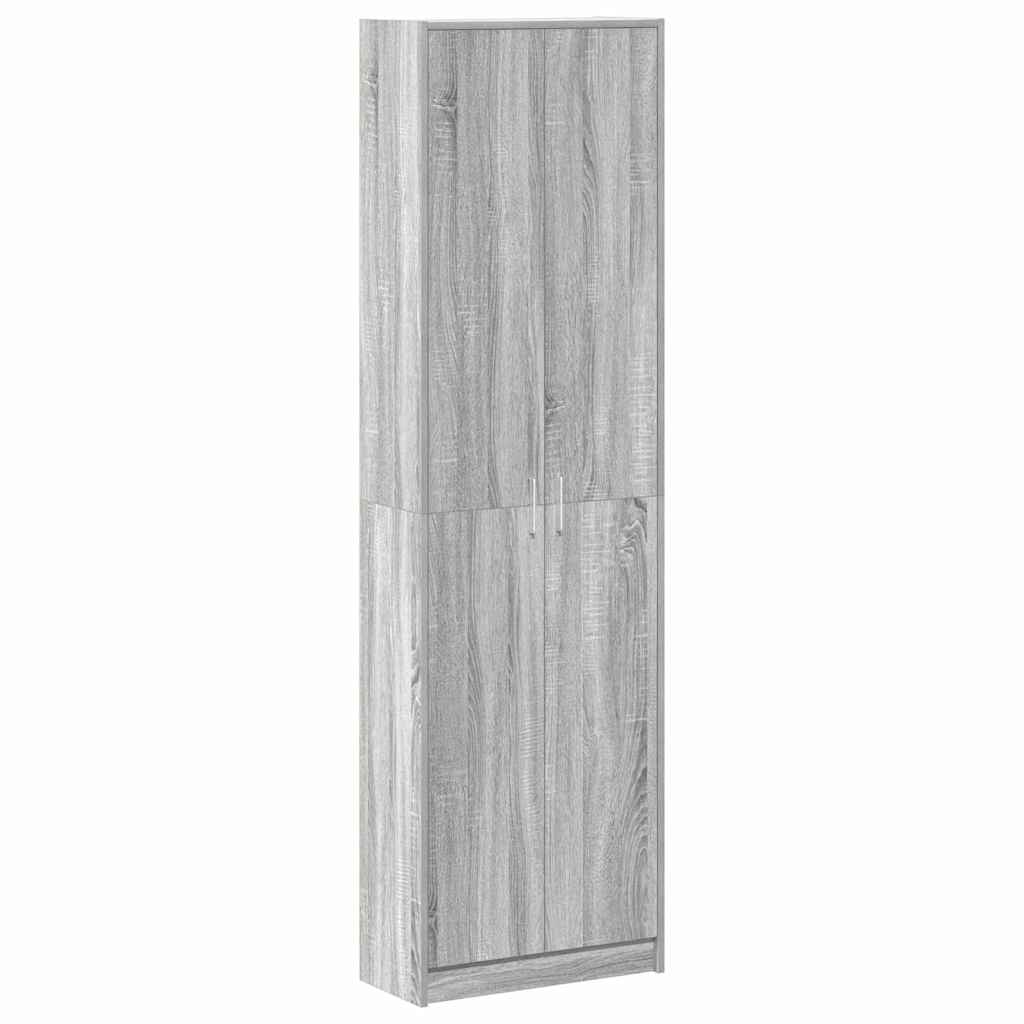 Guardaroba Grigio sonoma 55 x 25 x 189 cm Legno multistrato - homemem39