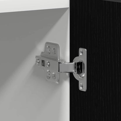 Armadio pensile Riga Rovere Nero 60 x 57 x 207 cm