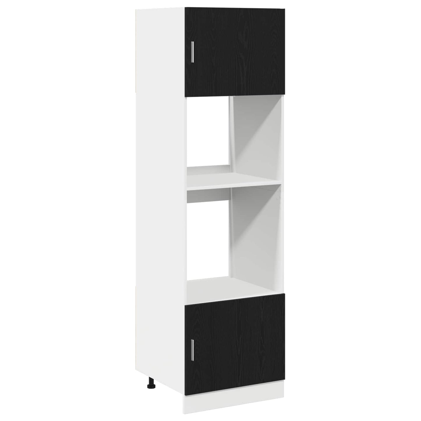 Armadio pensile Rovere Nero 60 x 57 x 207 cm Legno multistrato | homemem39