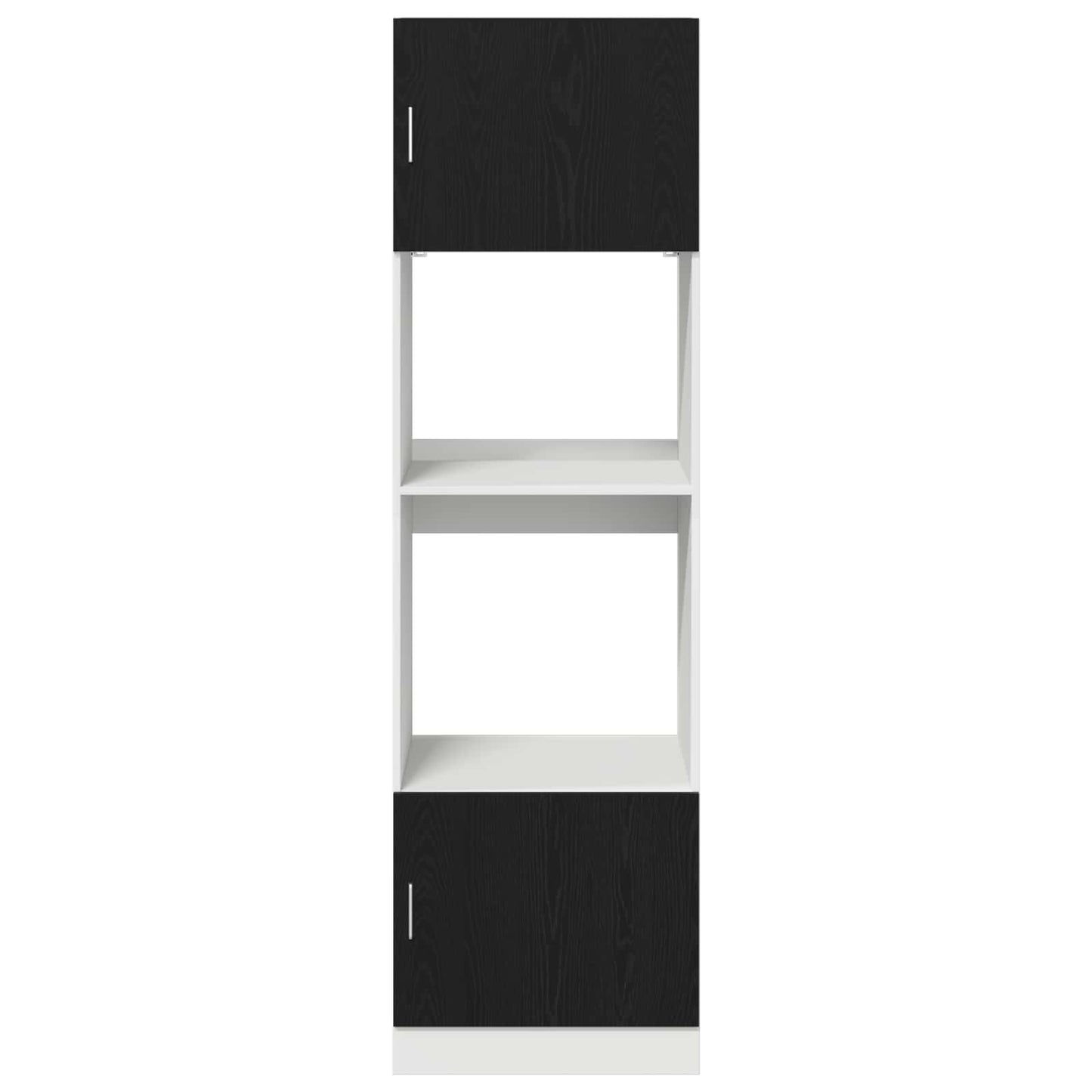 Armadio pensile Rovere Nero 60 x 57 x 207 cm Legno multistrato | homemem39