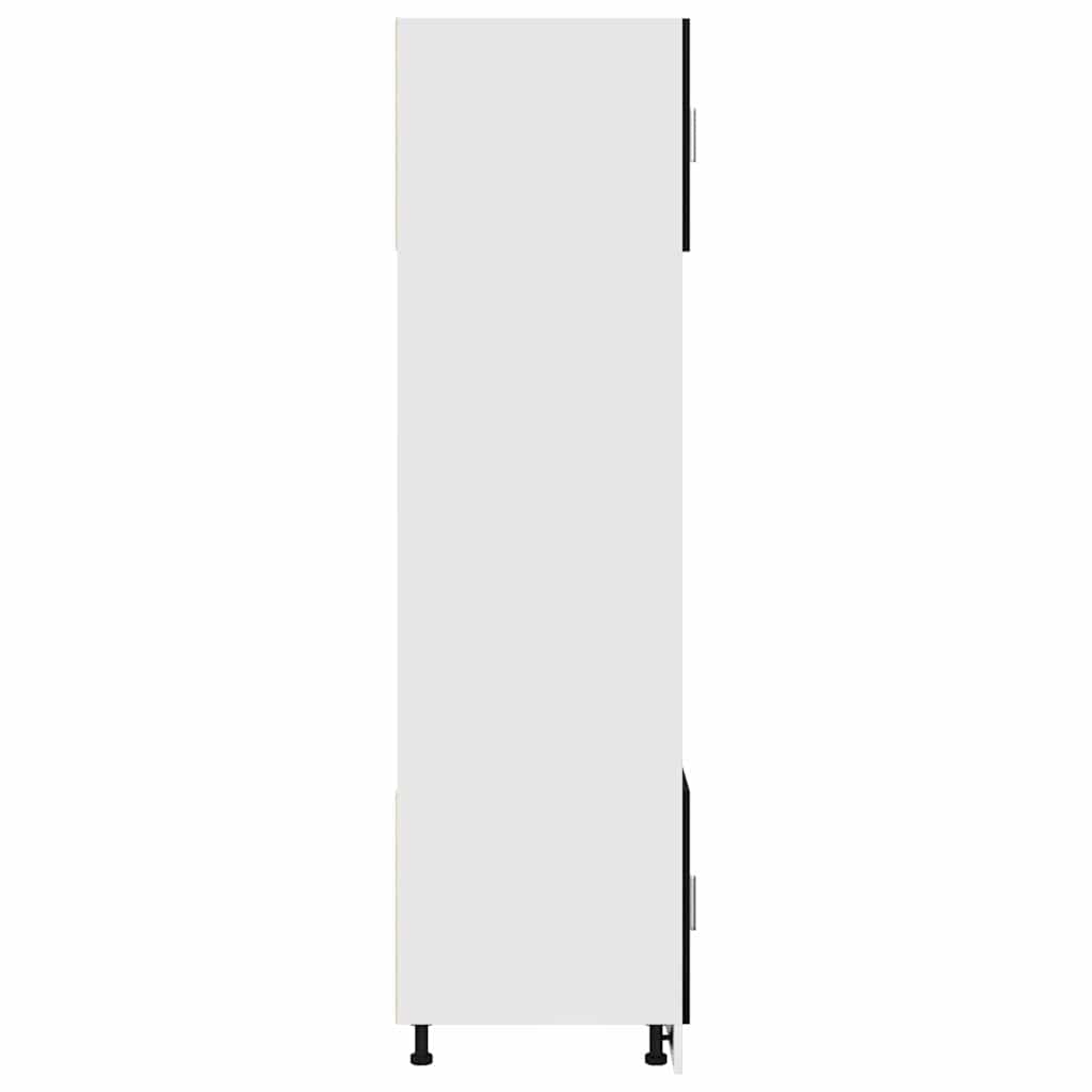 Armadio pensile Riga Rovere Nero 60 x 57 x 207 cm