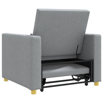 Divano letto estraibile singolo Grigio chiaro 90 x 165 x 87 cm | homemem39
