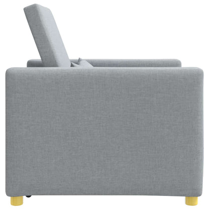 Divano letto estraibile singolo Grigio chiaro 90 x 165 x 87 cm | homemem39